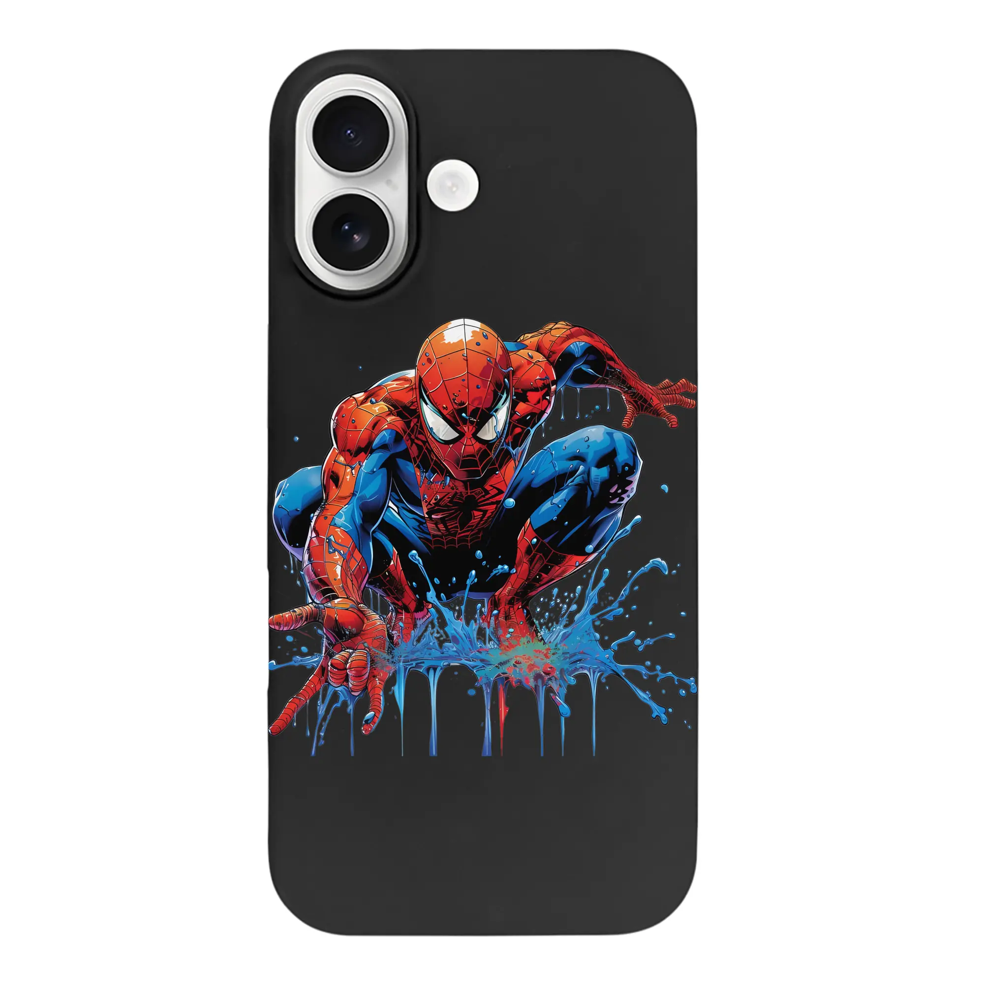 アベンジャーズ (Avenjāzu) グッズ スパイダーマン（Spider-Man） - iPhone 17 シリーズ シリコンケース 薄型 耐衝撃 指紋防止 ソフトタッチカバー 精密フィット 傷防止 保護ケース iPhone 17/17 Air/17 Pro/17 Pro Max 対応